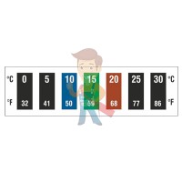 Термоиндикатор обратимый «Горячо» Hallcrest Numerical Термоиндикатор обратимый «Горячо» Hallcrest Numerical - Многоразовая термоиндикаторная наклейка Hallcrest Digitemp 7