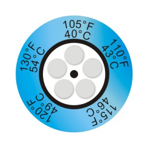 Термоиндикаторная наклейка Thermax 5 Clock