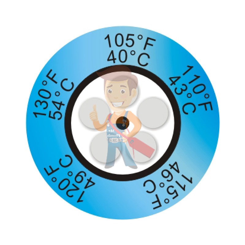 Термоиндикаторная наклейка Thermax 5 Clock